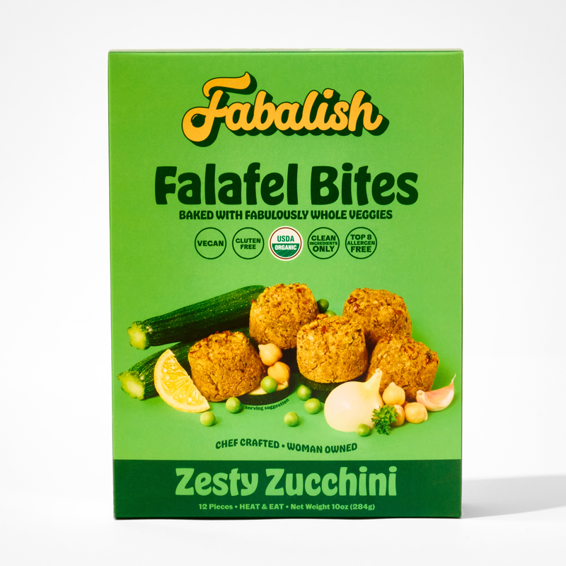 Zesty Zucchini Baked Falafel | Organic, Gluten-Free, Plant-Based