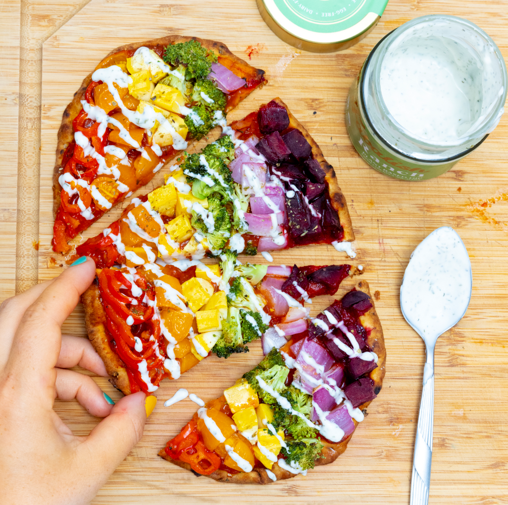 Rainbow Flatbread