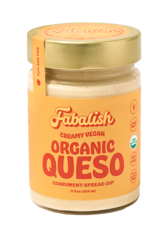 plant based dads cheese sauce Fabalish Queso Plant Based Dip