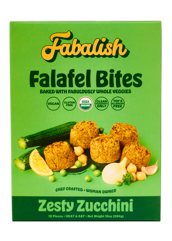 Zesty Zucchini Baked Falafel | Organic, Gluten-Free, Plant-Based